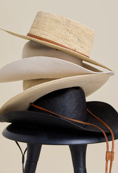 Karina Straw Cowboy Hat Onyx Black