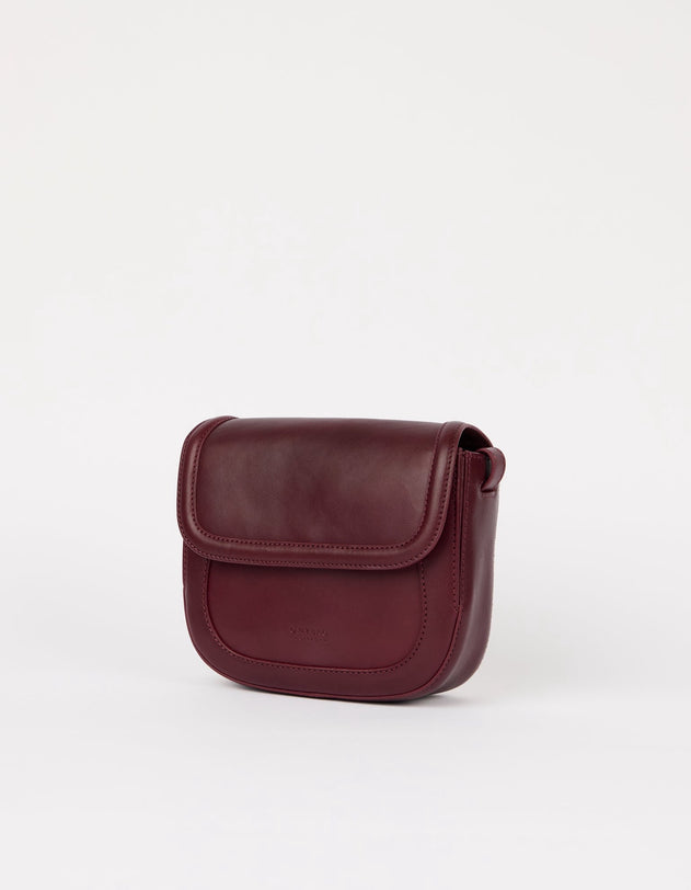 Nina Bag Classic Leather Dark Cherry
