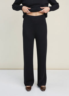 Knitted Merino Wool Pants & Sweater Set