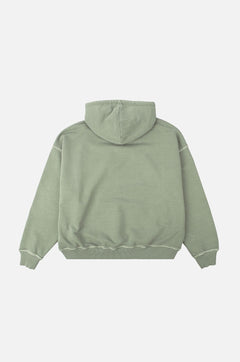 Women's Cepaes Pigment Heavyweight Oversized Hoodie Silver Green