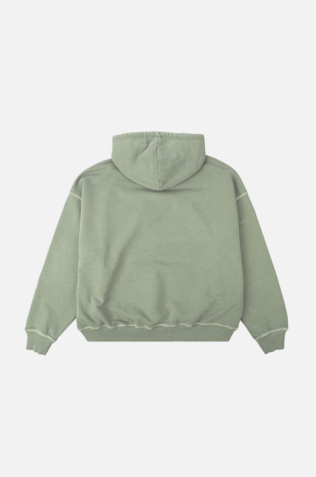 Women's Cepaes Pigment Heavyweight Oversized Hoodie Silver Green