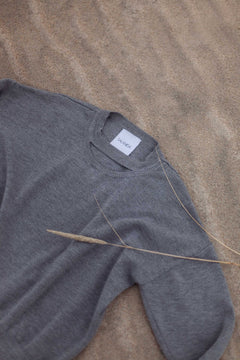 Rotondo Merino Jumper Light Grey