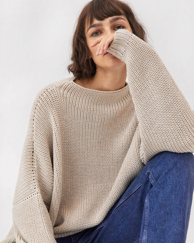 Laumės Merino Wool Sweater Beige