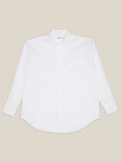 Oversized Blouse In Organic Cotton White