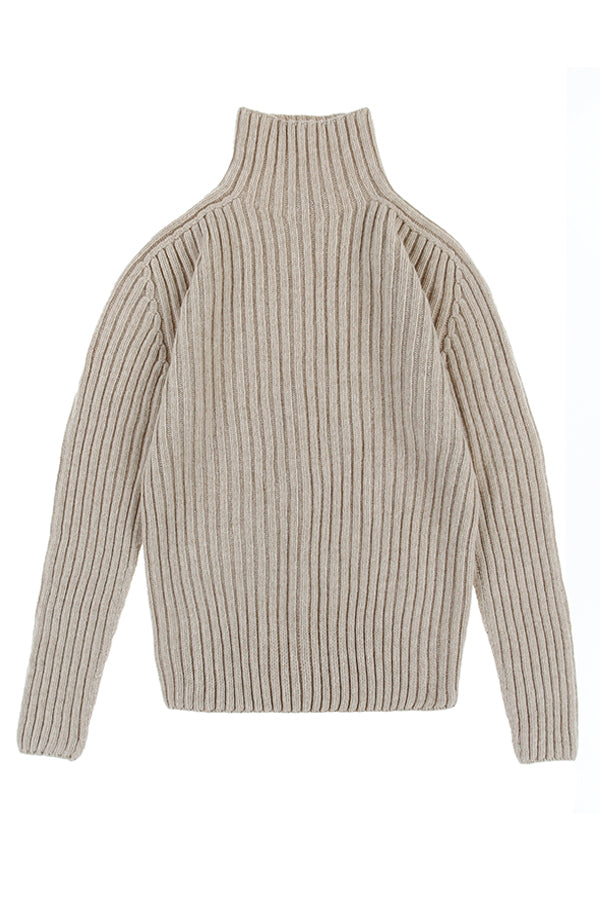 Utö Wool Sweater +length Beige