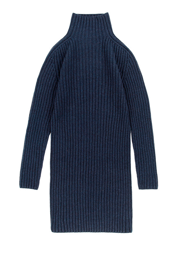 Utö Knitted Dress Short Blue