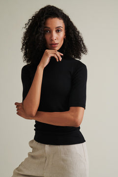 Kait Turtleneck Sweater Black