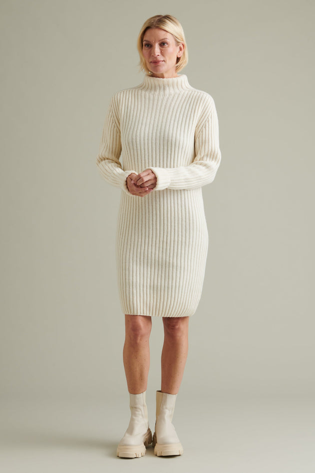 Utö Knitted Dress Short White