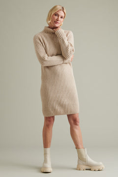 Utö Knitted Dress Short Beige