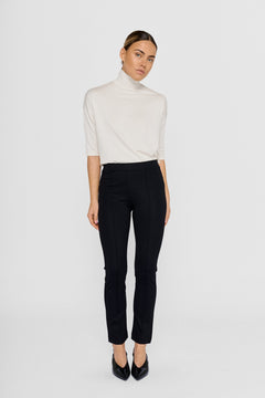 Lou Straight Pants Black