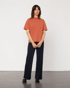 Big Collar T-shirt Dusty Red