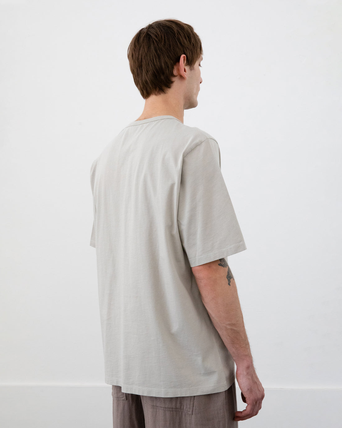 Wavy Logo T-shirt Washed Sand