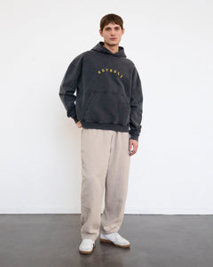 Bubbly Logo Hoodie Faded Black