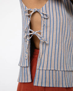 Tie Top  Multi Stripe