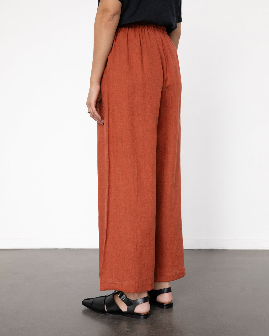 Flared Pants Dusty Red