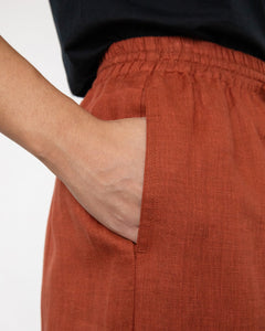 Flared Pants Dusty Red