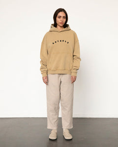 Unisex Bubbly Logo Hoodie Faded Mustard