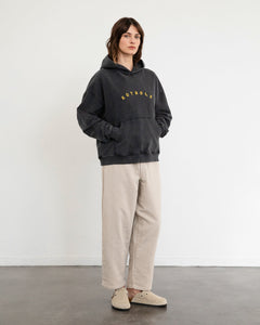 Unisex Bubbly Logo Hoodie Faded Black