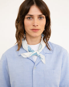 Striped Bandana Nature White / Blue