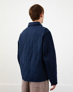 Light Quilt Jacket Dark Navy