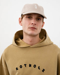 Bubbly Logo Hoodie Faded Mustard