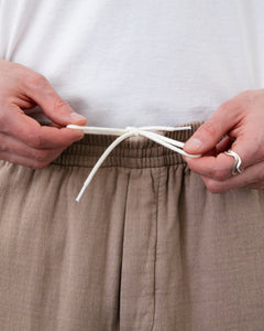 Wide Pants Washed Brown