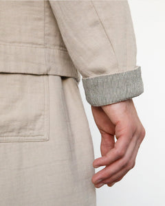 Light Overjacket Washed Sand