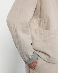 Light Overjacket Washed Sand