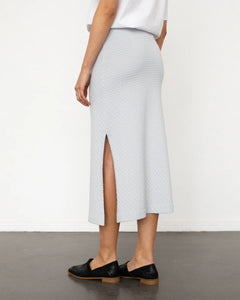 Knit Tube Skirt Moonlight Grey
