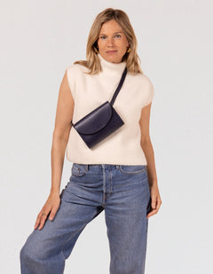 Sanne Belt Bag Vegan Uppeal™ Navy
