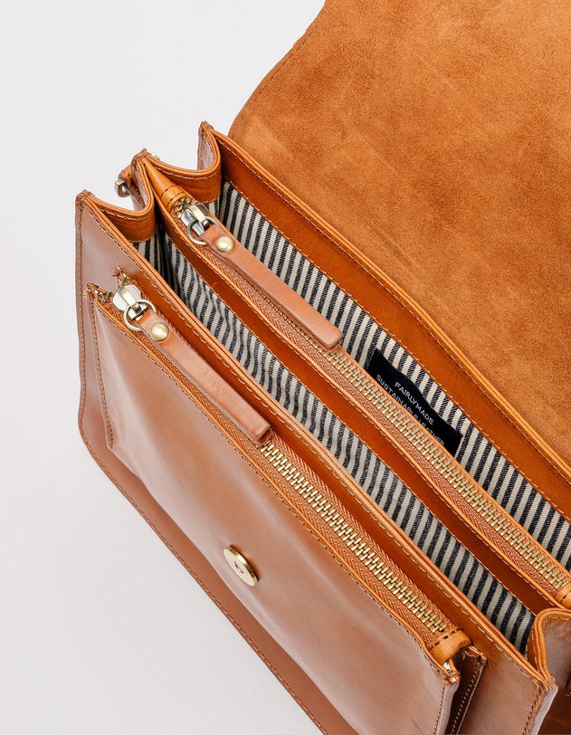 Harper Classic Leather Cognac