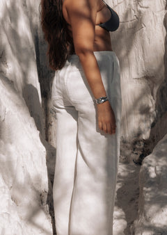 Mai Linen Pants - White