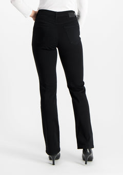 Caramel High Waist Super Stretch Satin Jeans Black
