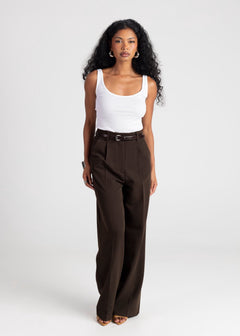Jagger Tailored Trousers Brown
