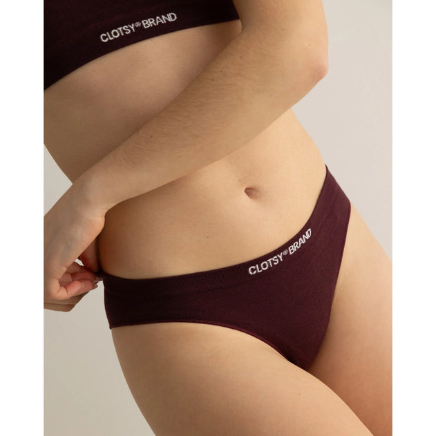 Clotsy Classic Underpants Burgundy