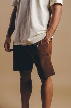 Ecodye Cotton Climber Shorts Caramel Brown