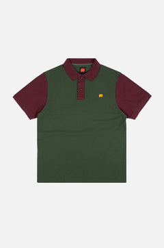 Color Block Polo Shirt Greener Pastures