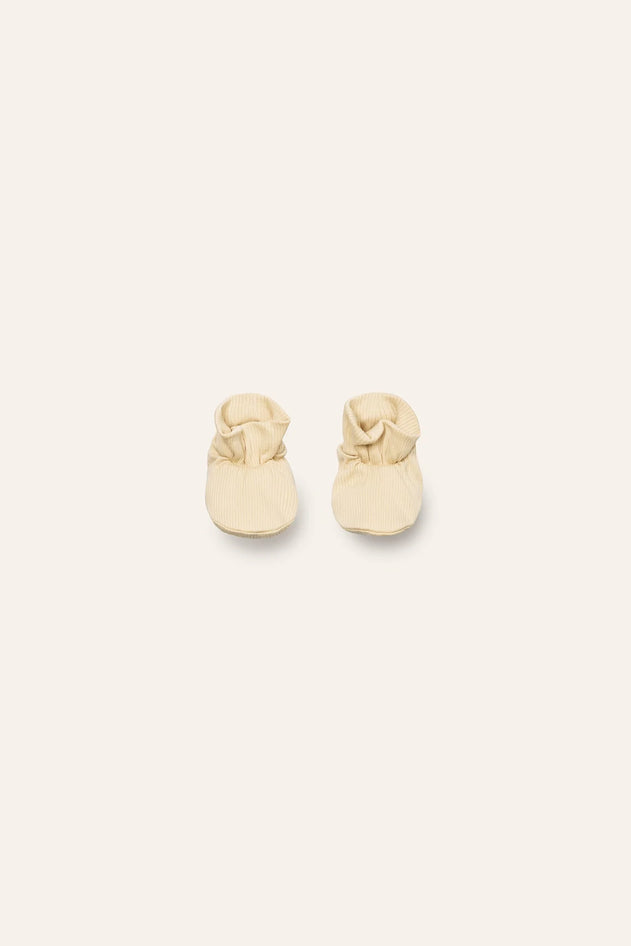 Baby Booties Light Yellow