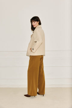 Light wool jacket beige