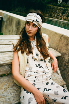 Azuah Vest Fauna Print