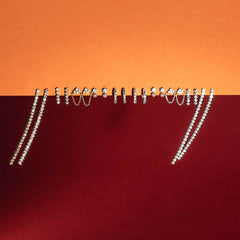 Fejn Short Sparkle Chain Stud