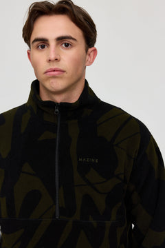 Nash Printed Half Zip Fleece