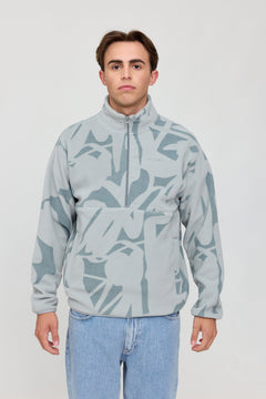 Nash Printed Half Zip Fleece