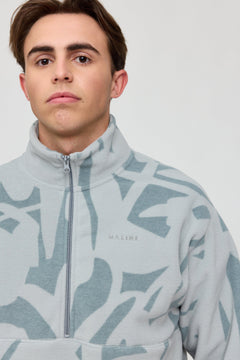 Nash Printed Half Zip Fleece