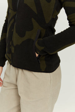 Given Printed Fleece Jacket