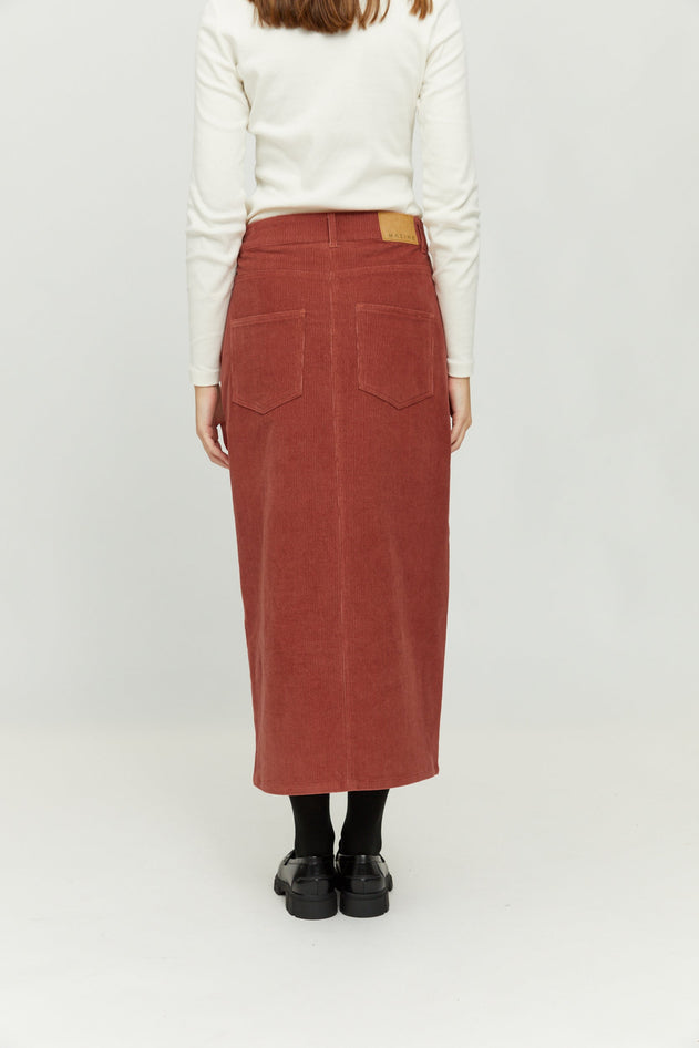 Yona Corduroy Midi Skirt