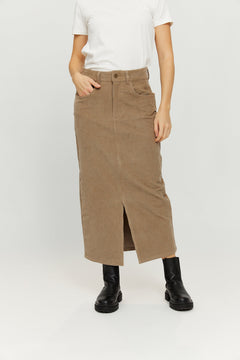 Yona Corduroy Midi Skirt