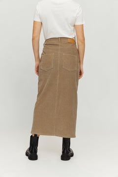 Yona Corduroy Midi Skirt