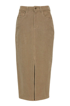 Yona Corduroy Midi Skirt