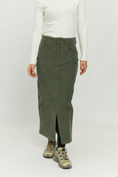 Yona Corduroy Midi Skirt